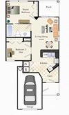 ConcordRents, 2 bedroom 1 bath Two Bedroom One Bath (b) Floor Plan